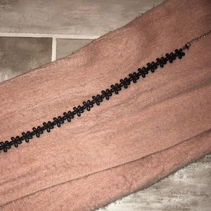 FREE if bundled - black flower choker